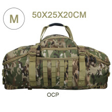 Sac de voyage étanche 3 voies, 1000D Polyester, Grande Capacité, Sport et Week-end, Vert Camouflage