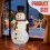 5.7ft Pull Up Pre-lit Snowman Holding Small Tree Christmas Garden Holiday Decor 8