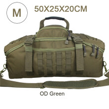 Sac de voyage étanche 3 voies, 1000D Polyester, 50x25x20cm, Vert