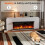 Costway 3 Sided Electric Fireplace 50Inch Recessed/Wall-Mounted 7
