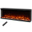 Costway 3 Sided Electric Fireplace 50Inch Recessed/Wall-Mounted 10