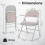 Costway 4 PCS Folding Dining Chairs Padded  Conference Chairs 3