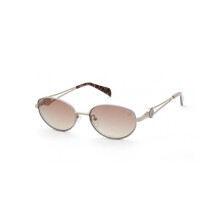 Óculos de Sol - BLUMARINE - SBM245 - Metal - Oval - Dourado rosa