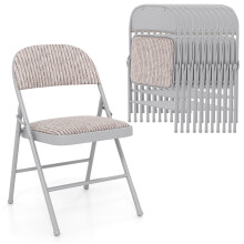 6 Pack Folding Chairs Padded Party Chairs