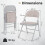 Costway 6 Pack Folding Chairs Padded Party Chairs 3