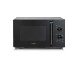 Micro-ondes solo XXL - SEVERIN - 5 niveaux de puissance, décongélation, minuterie 35 min, 900W, 28L - Noir mat brossé - MW 7796