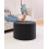 Bonlife Extra Large Round Ottoman with Storage, Folding Boucle Stool, 56cm 5