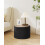 Bonlife Extra Large Round Ottoman with Storage, Folding Boucle Stool, 56cm 2