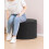 Bonlife Extra Large Round Ottoman with Storage, Folding Boucle Stool, 56cm 3