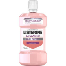 Listerine Advanced Gum Expert Smooth Mint Mouthwash 500ml