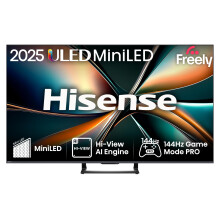 Hisense 50" 50U7QTUK MiniLED QLED 144Hz Smart AI TV - Hi-View AI Engine, Game Mode PRO, 2.1 Channel, Dolby Atmos, Quantum Dot Colour, Anti-Reflection