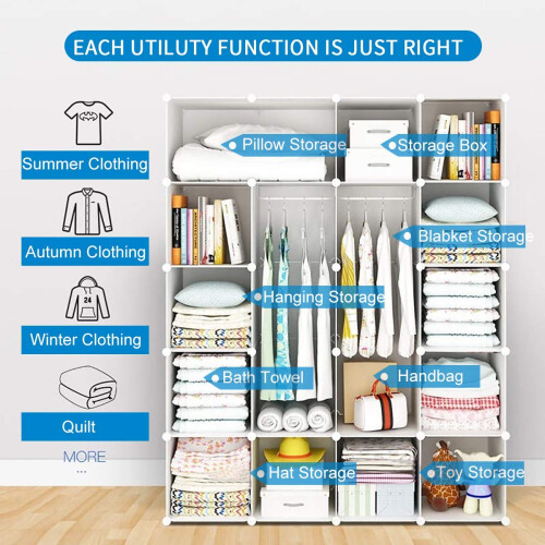 BRIAN & DANY 8 Cube Portable Wardrobe 2