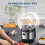 Midea Small Rice Cooker, 4 Cup 2L, 9-in-1 Multicooker Functions, Silver 6