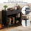 Costway Record Player Stand Wooden Turntable End Table 7