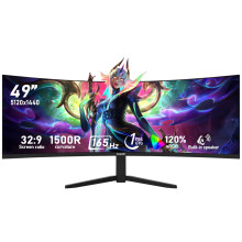 Gawfolk 49 inch Ultra-Wide Curved 165Hz Gaming Monitors,DQHD PC Screen