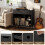 Costway Record Player Stand Wooden Turntable End Table 8