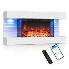 3-Sided Wall Mount Electric Fireplace