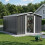 10X8FT Large Metal Garden Tool Storage Shed 2
