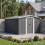 10X8FT Large Metal Garden Tool Storage Shed 1