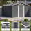 10X8FT Large Metal Garden Tool Storage Shed 3