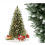 5ft Pre Lit Christmas Tree Green with 55 Snow 1