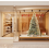 5ft Pre Lit Christmas Tree Green with 55 Snow 9