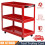 Tool Storage Durable Trolley 3 Tier Wheel Cart Shelf Garage Workshop Heavy Duty 1