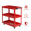 Tool Storage Durable Trolley 3 Tier Wheel Cart Shelf Garage Workshop Heavy Duty 6