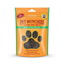 (Box of 8) Pet Munchies Beef Liver Crunch Dog Treats