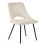 Set Of 2 Iris Boucle Dining Chairs - Ivory 3