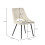 Set Of 2 Iris Boucle Dining Chairs - Ivory 4