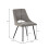 Set Of 2 Iris Boucle Dining Chairs - Grey 4
