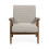 Ivy Sand Chenille Tweed Upholstered Armchair 3