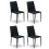 Set Of 4 Jazz Chairs Black 2