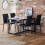 Set Of 4 Jazz Chairs Black 4