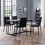 Set Of 4 Jazz Chairs Black 1