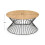 Jersey Round Wire Coffee Table - Euro Oak 4