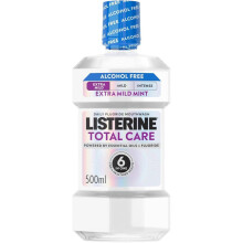 Listerine Total Care Extra Mild Mint Alcohol Free Mouthwash 500ml