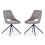 Jonah Set of 2 Grey Dining Chairs 2