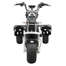 Scooter électrique Citycoco 60V, moteur différentiel 2000W/3000W, batterie amovible 60V 20Ah ou 40Ah, tricycle à trois roues, noir