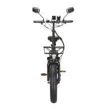 SINOHON A20 Vélo électrique pliant 48 V 15,6 Ah, moteur brushless 500 W, pneus fat 20x4'', Shimano 7 vitesses, noir