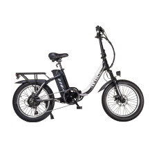 A21S+ Vélo électrique pliant 20 pouces, batterie amovible 36 V 12,8 Ah (460,8 Wh), moteur moyeu arrière 250 W (UE), blanc
