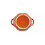 2.1 Litre Stoneware Pumpkin Casserole Dish-Orange 6