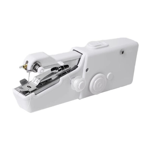 (A) Handheld Sewing Machine Mini Portable Electric Stitcher for Home Travel DIY