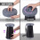 GEEZY GEEZY Telescopic Folding Stool Retractable Camping Seat Portable Collapsible Stool 7