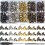 150 Sets Flat Head Binding Screws Dual-Sided Rivets DIY Leather Craft Nails 1