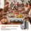 4 Packs Chafing Dish Sets w/Lid Food Warmer/Cold 6