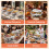 4 Packs Chafing Dish Sets w/Lid Food Warmer/Cold 7