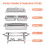 4 Packs Chafing Dish Sets w/Lid Food Warmer/Cold 4
