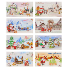 Christmas Card Business Simple 3D Folding Greeting Cards
